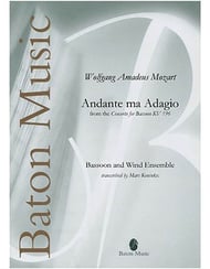 Andante ma Adagio Concert Band sheet music cover Thumbnail